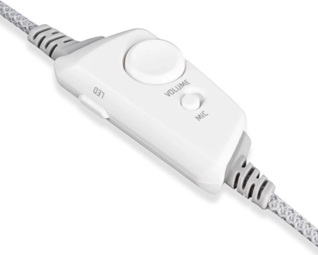 Bediening op de kabel en RGB‑verlichting