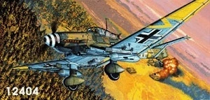 Model van een plastic vliegtuig JU 87G-2 Stuka Kanonen Vogel