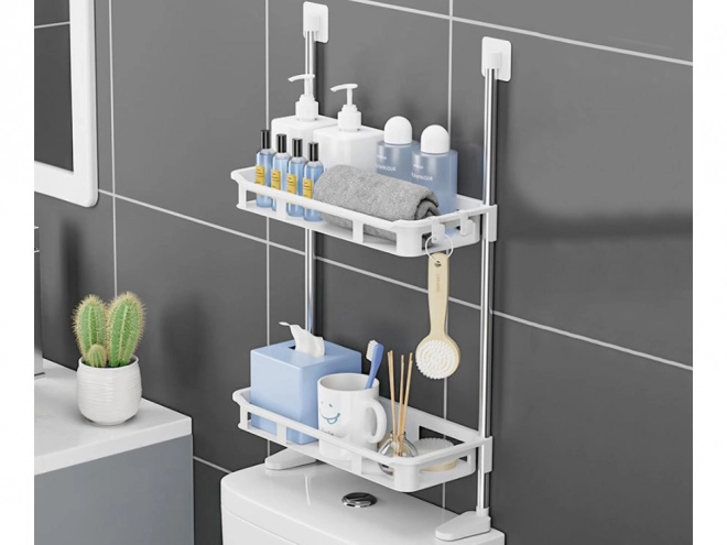 Badkamerrek boven toiletbril