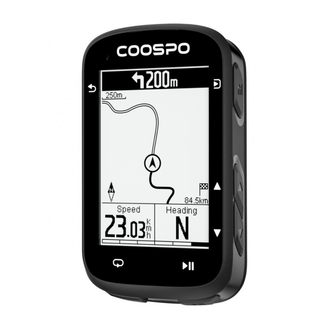Fietscomputer Coospo met GPS en prestaties voor fietsers