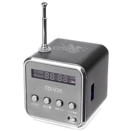 Draagbare Bluetooth-luidspreker met radio en LCD-scherm TD-V26