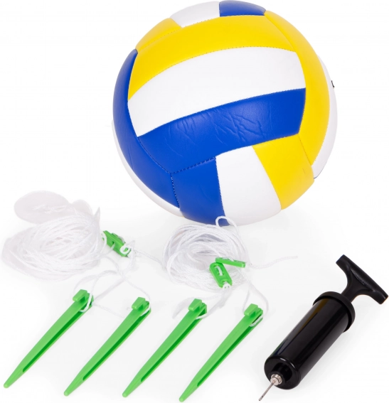 Inklapbaar volleybal- en badmintonnet 600x240 cm MultiGarden