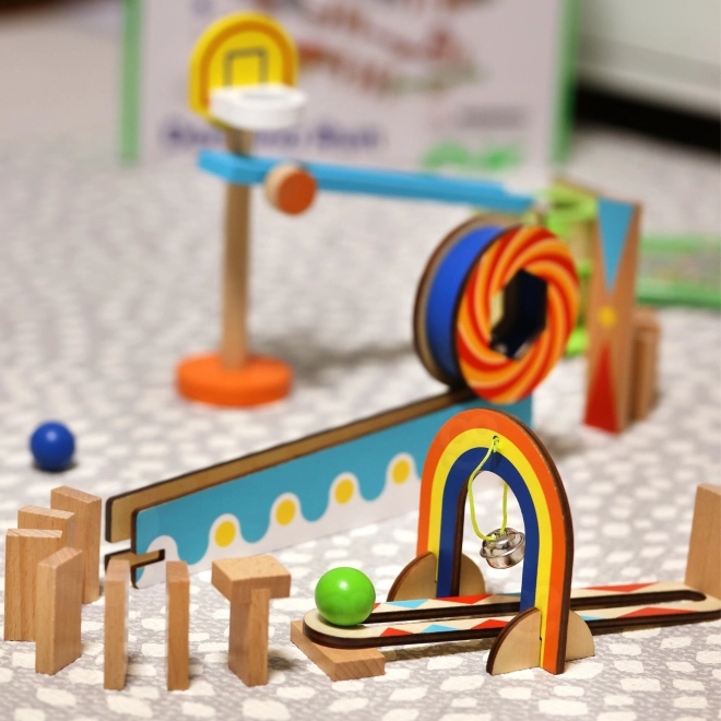 Houten bouwblokken domino / domino puzzel Tooky Toy