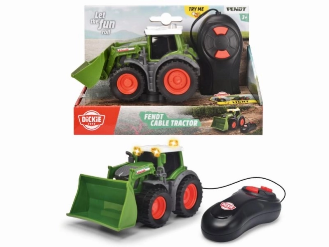 Tractor Fendt met kabel - 14cm
