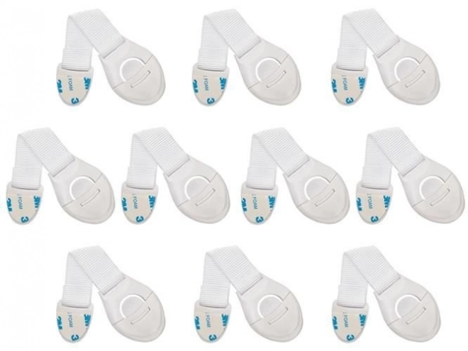 Slot voor kasten 10 stuks wit