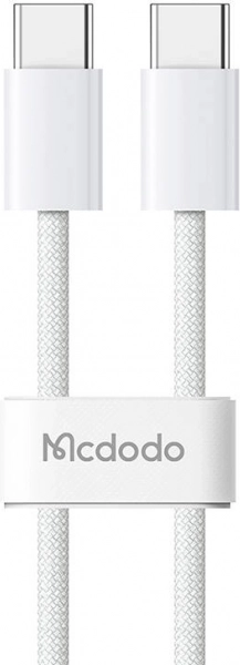 Mcdodo USB‑C naar USB‑C kabel 60 W, 1 m, wit