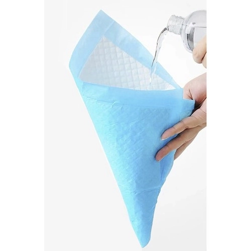 Absorberende hygiënische onderlegger voor dieren 60 x 40 cm - 100 stuks