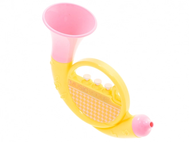 Set van pastel muziekinstrumenten