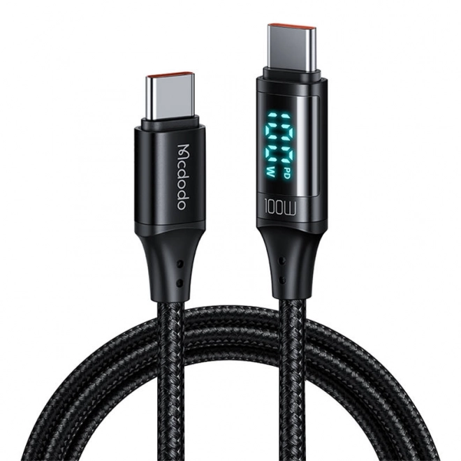 Kabel Mcdodo CA-1100 USB-C naar USB-C, 100 W, 1,2 m (zwart)