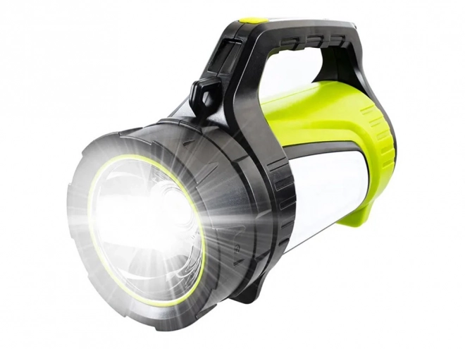 Oplaadbare LED-zaklamp met powerbank voor kamperen