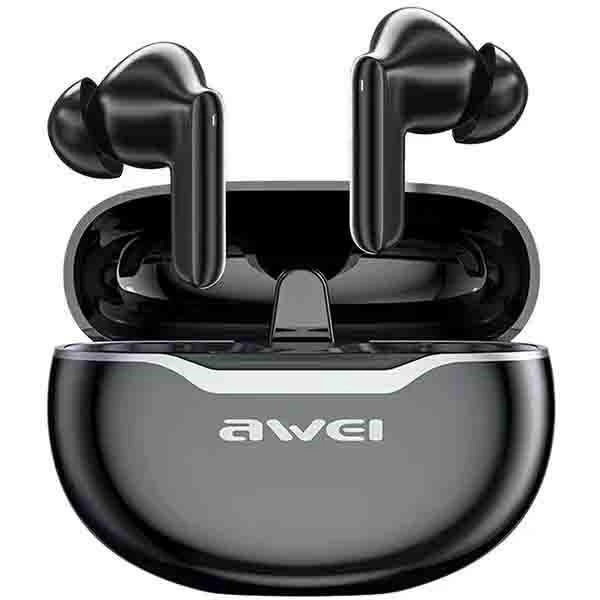 Bluetooth hoofdtelefoon Awei T50 Pro TWS zwart
