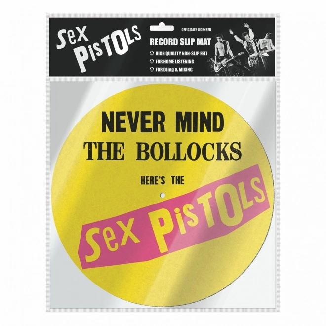 Slipmat met Sex Pistols-motief