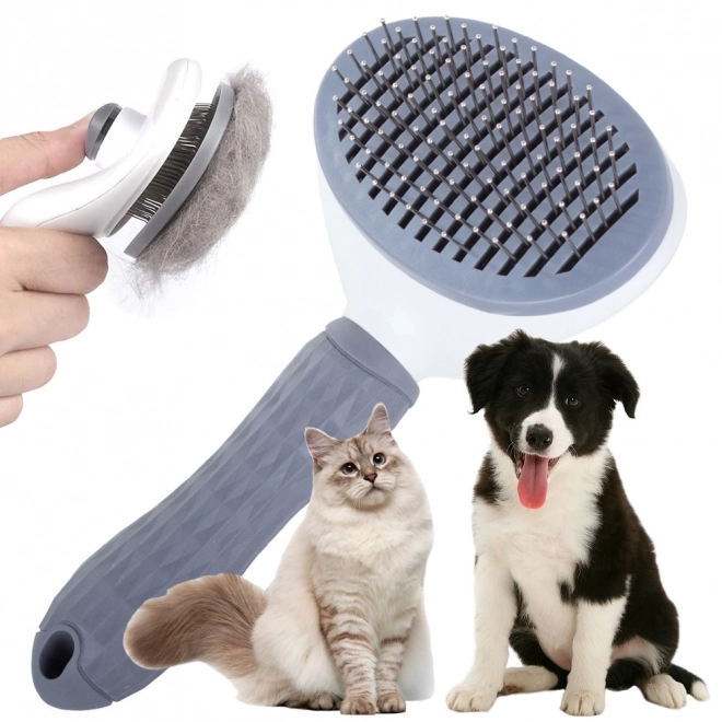 Zelfreinigende borstel voor honden en katten