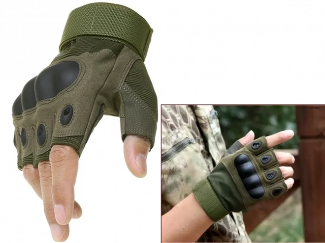 Militaire tactische handschoenen voor overleven zonder vingers Xl