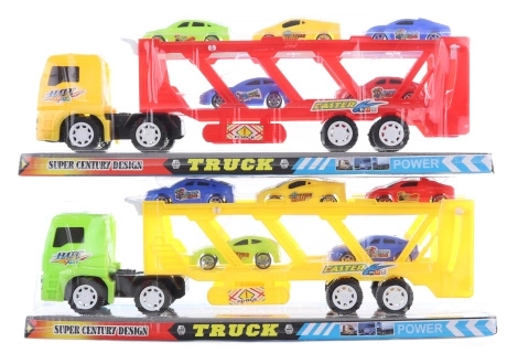 Transporter met auto's