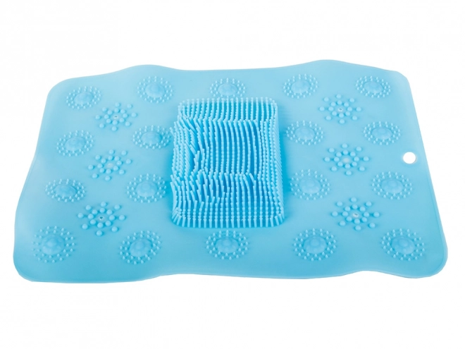 Antislip mat voor voetmassage in de douche
