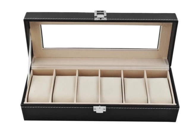 Organizer voor horloges 6 vakjes