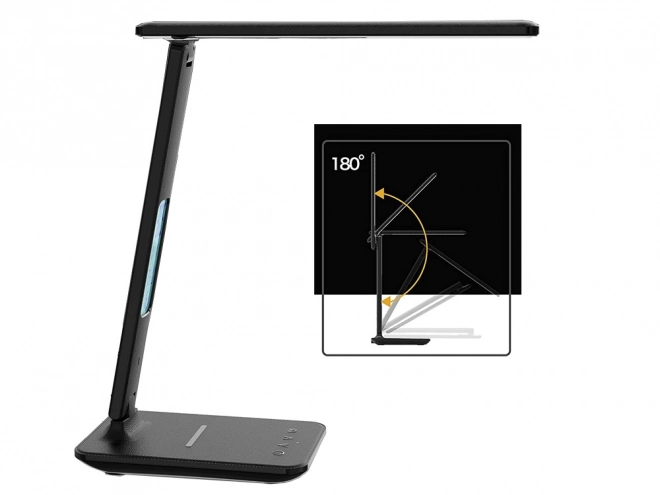 Moderne bureaulamp met USB en Qi-oplader voor school