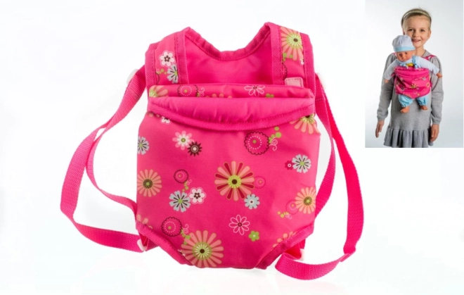 Stoffen draagzak voor baby’s en poppen 29 × 20 cm