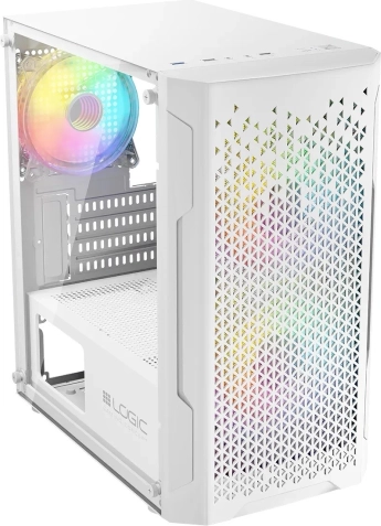 Computerbehuizing LOGIC Aramis ARGB Mini wit