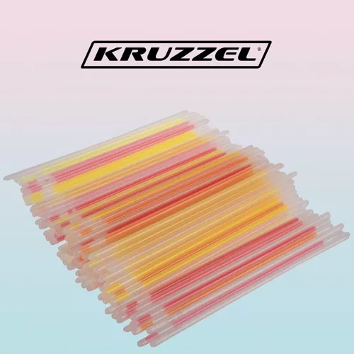 Fluorescerende armbanden en staafjes 100 stuks met connectors