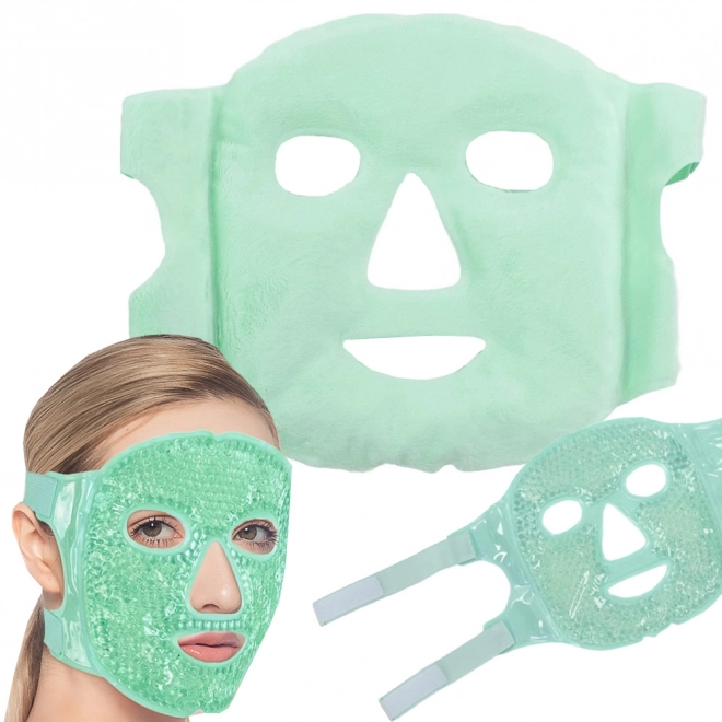 Verkoelende verwarmende gezichtsmasker gel voor ogen relx – groen