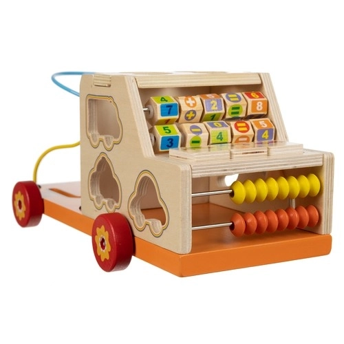 Houten educatieve auto-kast Kruzzel