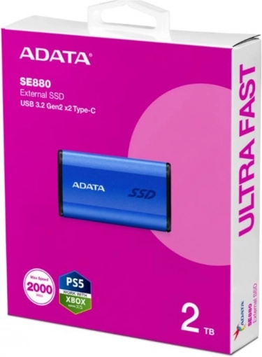 Snelheid tot 2000 MB/s voor direct werken