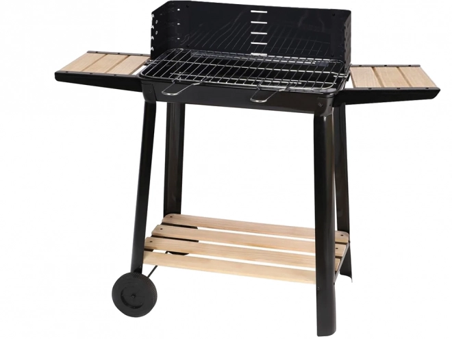 Grote tuinbarbecue op houtskool