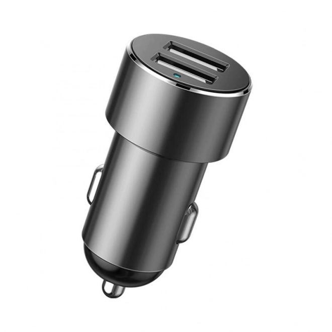 Sigarettenaanstekeraansluiting met splitter 2xUSB 3,1A 100W - zwart