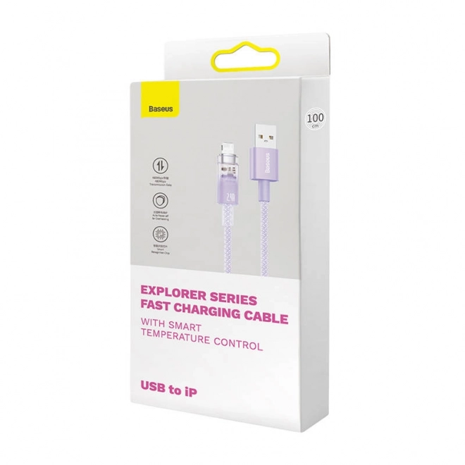 Sneloplaadkabel USB-A naar Lightning Baseus Explorer Series 1m