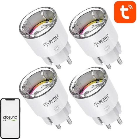 Slimme Wi‑Fi‑stekker GOSUND EP2, 10 A, set van 4 stuks, type DE