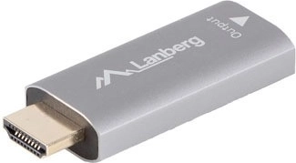 HDMI-adapter (M) naar DisplayPort (F) 4K zilver
