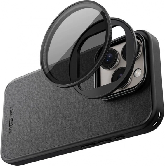 CPL-filter 58 mm TELESIN voor iPhone 15 Pro / Pro Max