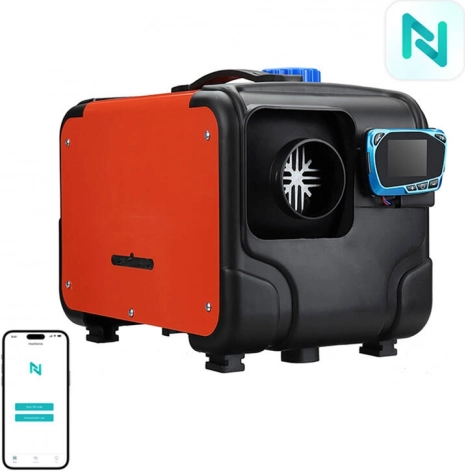 Onafhankelijke dieselverwarming BLITZWOLF 5 kW met Bluetooth en afstandsbediening