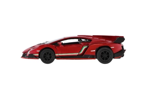 Modelauto Lamborghini Veneno metaal/plastic 13 cm met opwindmechanisme