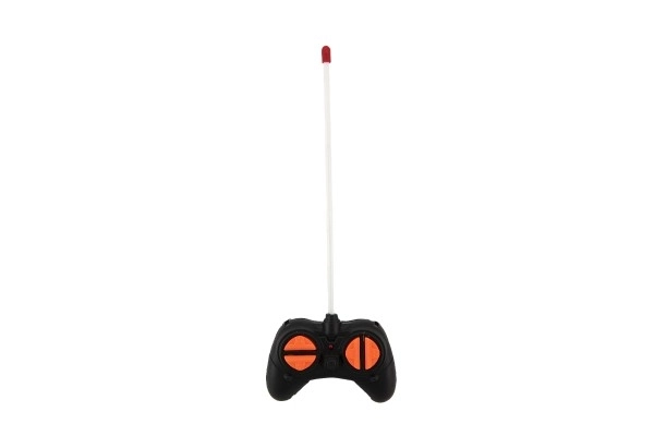 Auto RC mini SUV plastic 14cm 27MHz op afst. best. op batt. met licht. 2 kleuren in doos. 16x12x10