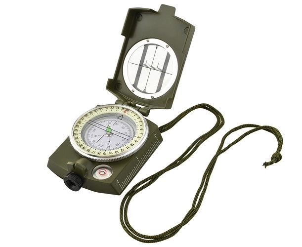 Militaire kompas voor buiten navigatie
