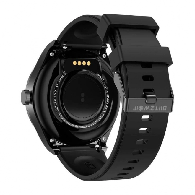 Slim horloge met draadloze oordopjes BlitzWolf (zwart)