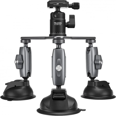 Drie zuignappen voor topstabiliteit