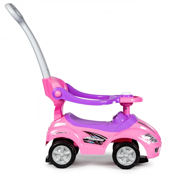 Kinderloopfiets 3v1 met claxon - roze