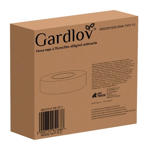 Tuinlint 4,75 cmx35 m 450 g antraciet 23910