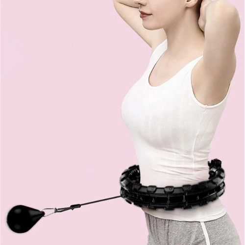 Hula hoop met massagehulpmiddel + gewichten Trizand 22044