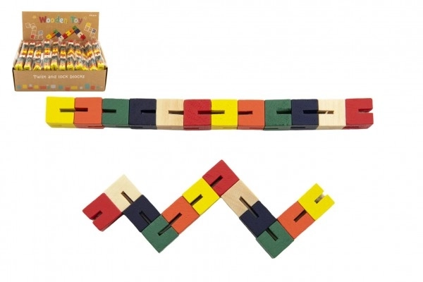 Houten slang puzzel Teddies