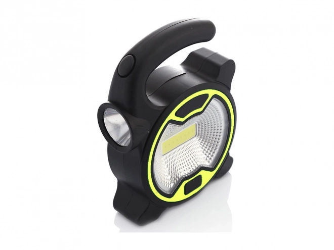 Sterke werkplaats LED-lamp COB met houder en batterijen