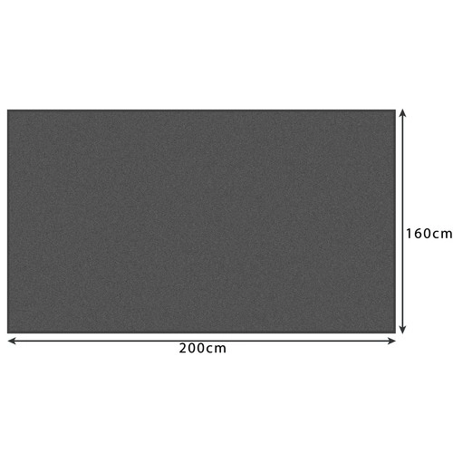 Deken 1,6x2m - grijs Ruhhy 22695