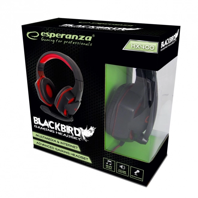 Gaming koptelefoon met microfoon Blackbird