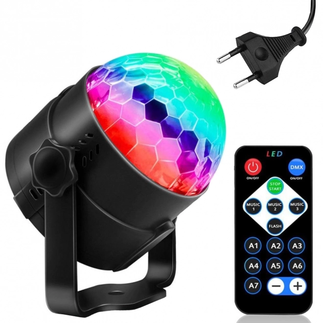 LED disco projector met RGB lichteffecten