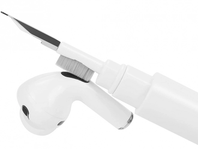 Set voor het schoonmaken van telefoon oordopjes