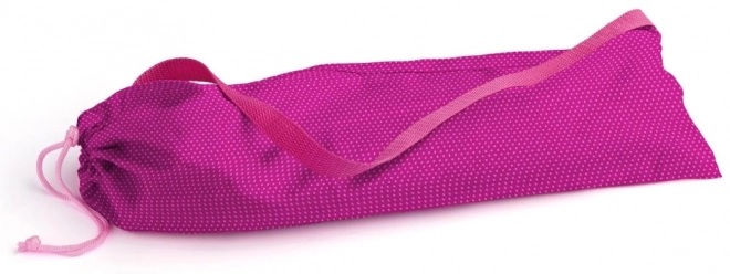 Grote set voor poppen met kinderwagen en bedje